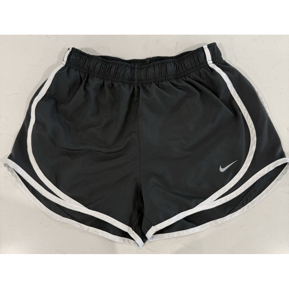 Nike Dri-Fit Shorts Athletic Soft Black Drawstring Inside pocket Womens Small